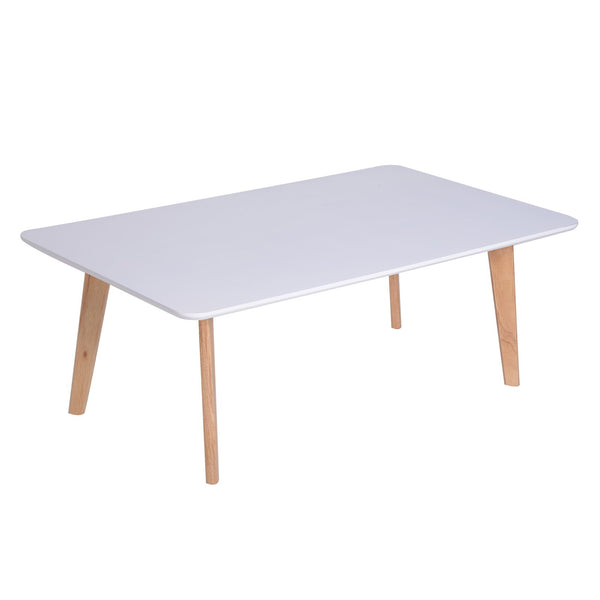 Table Basse Style Nordique en Bois Blanc 120x70x45 cm online