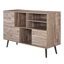 Credenza Mobile Soggiorno 3 Ante 4 Scaffali 135x46x91,5 cm -10