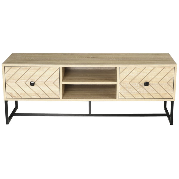 prezzo Meuble TV Bas 2 Tiroirs 2 Etagères 120x39x44,5 cm en Bois