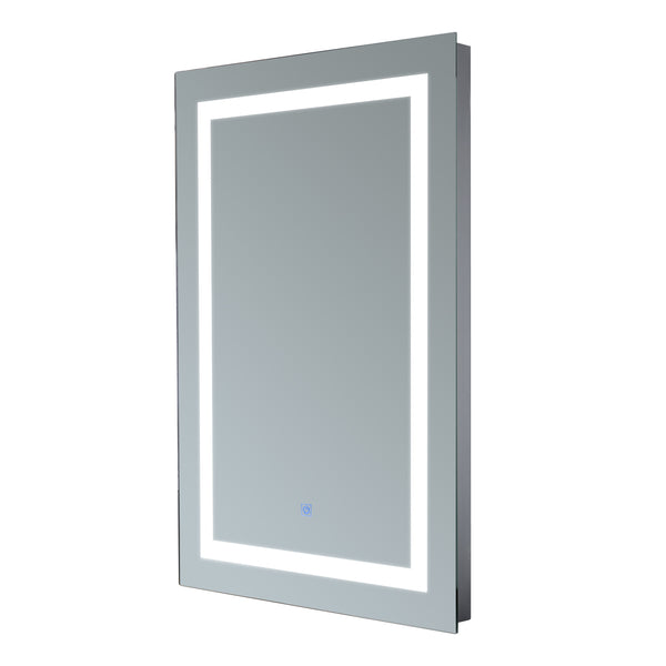 Miroir de salle de bain avec lumière LED 60x80x4 cm sconto