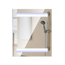 Specchio Armadietto da Bagno Pensile Illuminato con Luci LED 50x60x15 cm -3