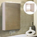 Specchio Armadietto da Bagno Pensile 3 Ripiani Interni in Legno Rovere 40x60x13,5 cm -2