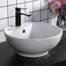 Lavabo da Appoggio 45,5x46x18 cm in Ceramica  Bianco-2