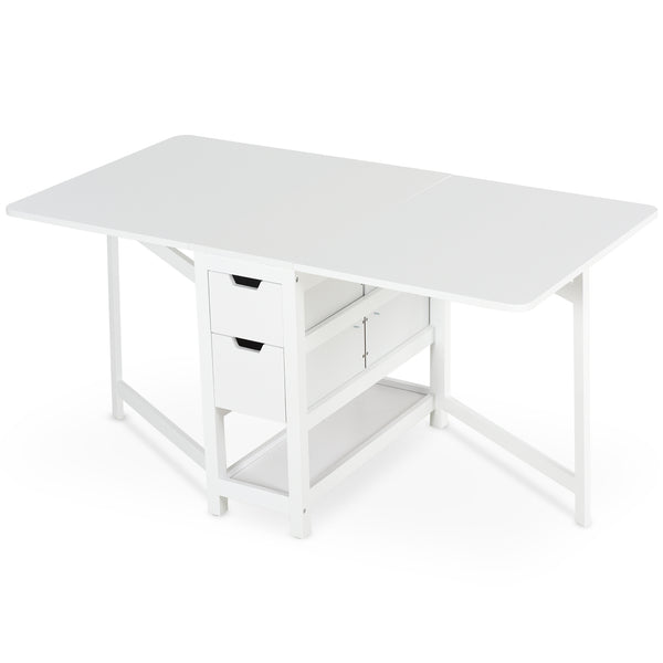 prezzo Console extensible avec tiroirs 150x80x74 cm Blanc