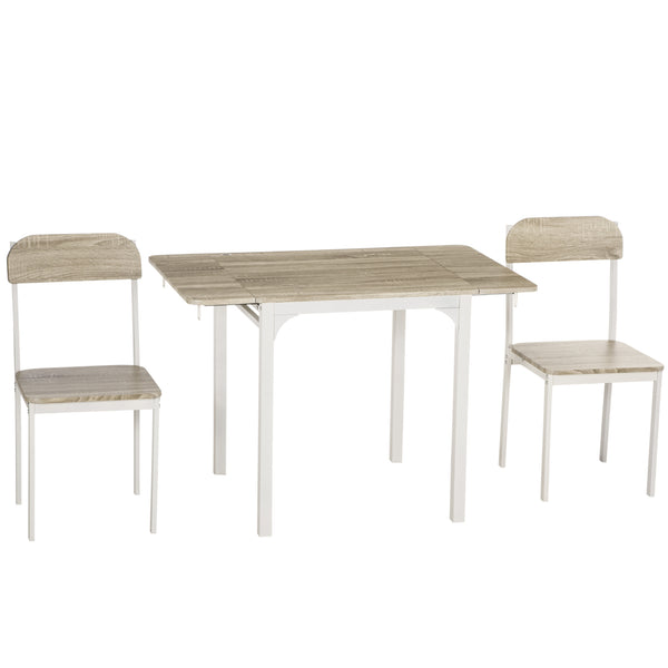 Ensemble table et 2 chaises de jardin en métal et bois naturel online