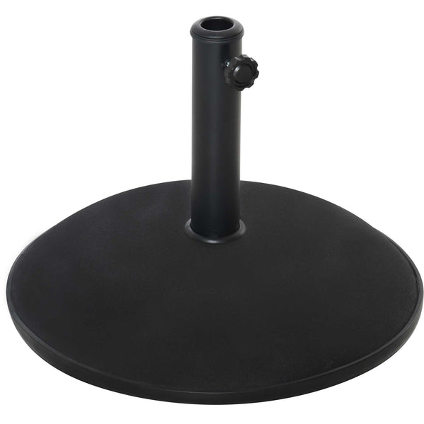 Socle pour Parasol de Jardin Ø50x37 cm en Ciment Noir acquista