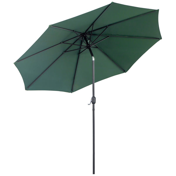 acquista Parasol de jardin Ø3 m Mât Ø38 mm en Métal Vert