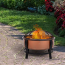 Braciere da Esterno in Acciaio Ø75,3x63 cm con Accessori  CampFire-2