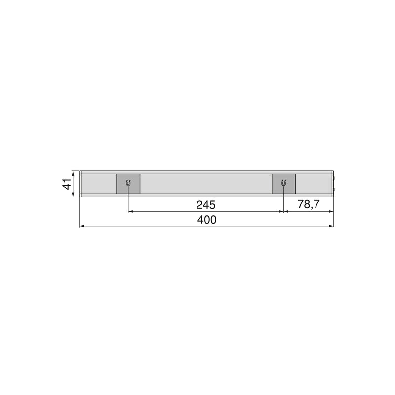 Lampada Led Ricaricabile Sensore di Movimento 400 mm Emuca Kaus -3