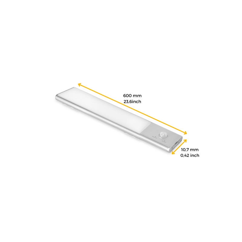 Lampada Led Ricaricabile Sensore di Movimento 600 mm Emuca Kaus -4