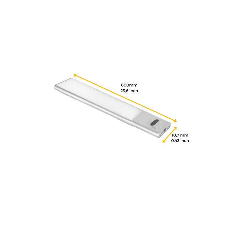 Lampada Led Ricaricabile Sensore Switch 600 mm Emuca Kaus -4