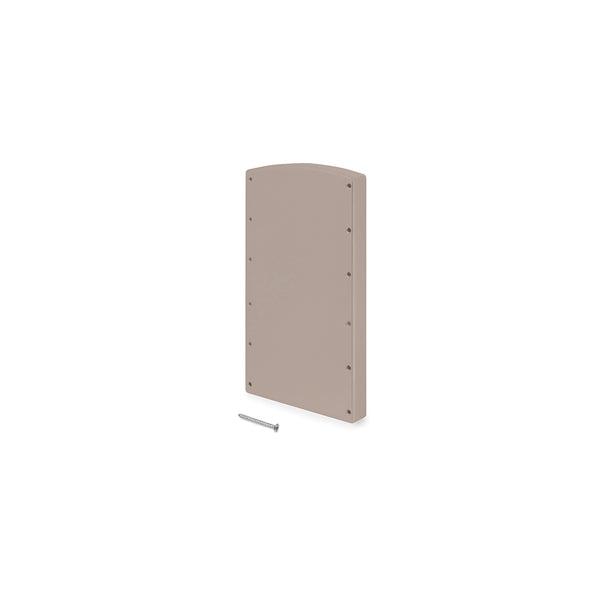 prezzo Set de 2 Cales Latérales Cintre pour Armoire en Plastique Emuca Hang Stone Grey