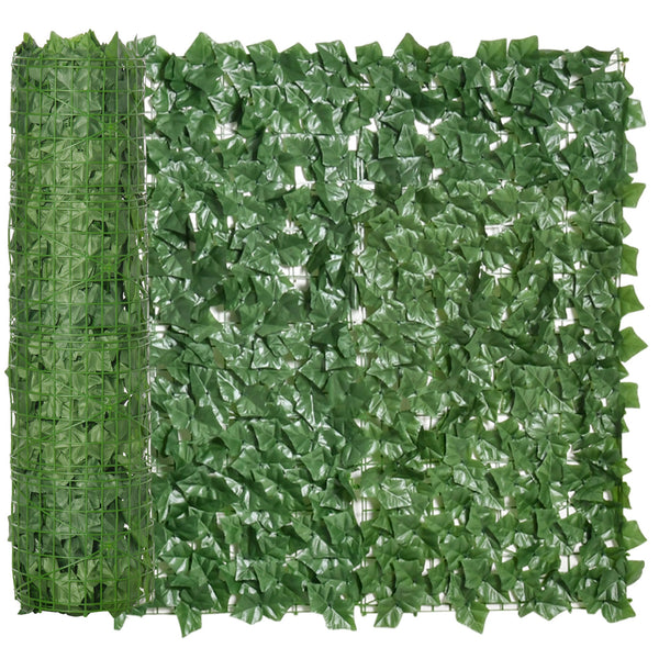 Arella Haie Synthétique Artificielle 3x1m pour Balcon et Jardin Feuilles Vert Foncé online