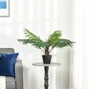 Pianta Artificiale Palma Tropicale H60 cm con Vaso Verde-2