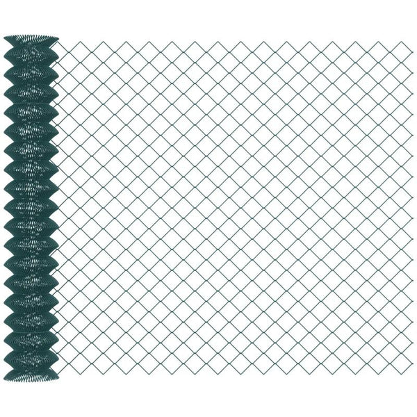 sconto Filet Clôture 25m H1,7m en Acier et PVC Vert