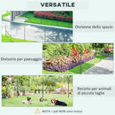 Rete di Recinzione 25m H1,7m in Acciaio e PVC Verde-5