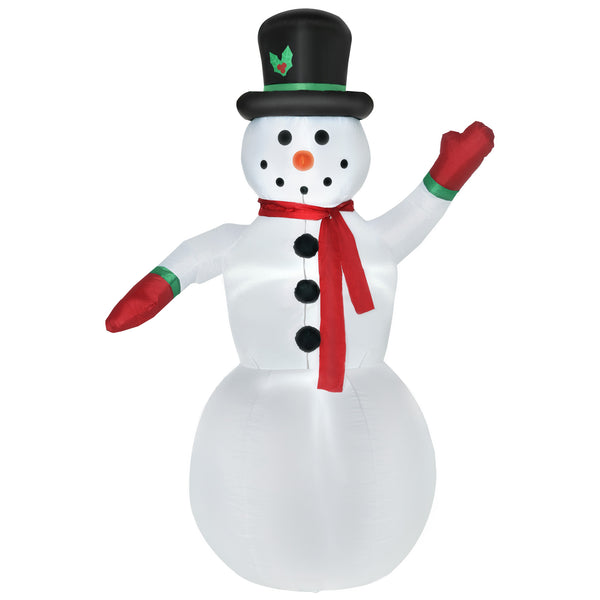 online Bonhomme de neige gonflable 159x95x243 cm avec lumières LED