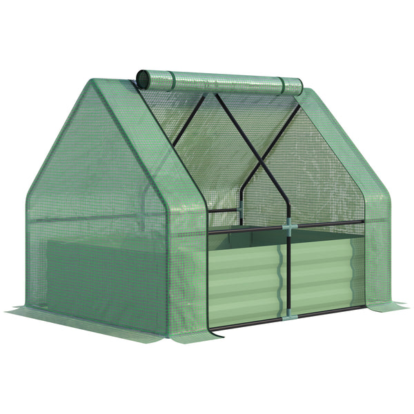 prezzo Lit pour Jardinière 127x95x92 cm en Acier avec Housse Verte