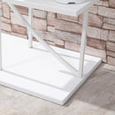 Set 2 Fioriere 5 Ripiani 53x33x154 cm in Metallo Bianco-9