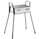 Barbecue a Carbone Carbonella in Acciaio Portatile 63x44x80 cm  Akela-1