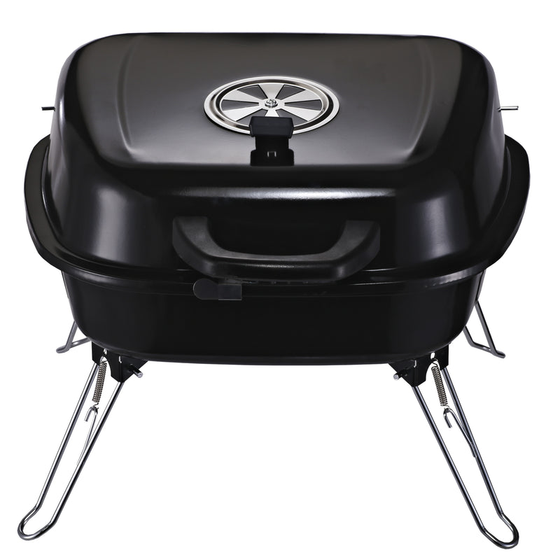 Barbecue a Carbone Carbonella Portatile da Tavolo 45x42x33,5 cm  Tiny-4