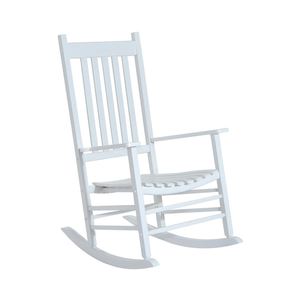 online Rocking Chair en Bois 69x86x115 cm Blanc