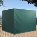 Telo Copertura per Dondolo e Mobili da Giardino Impermeabile Verde 215x155x150 cm -2