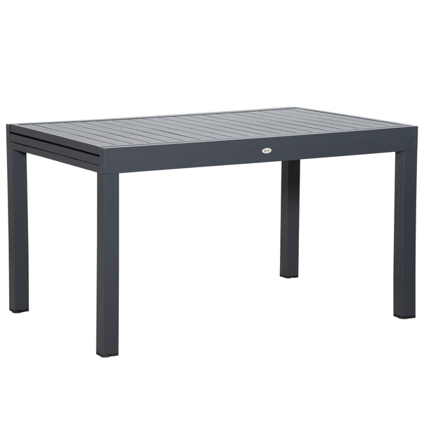 Table de jardin extensible 135-270x90x75 cm en aluminium gris prezzo