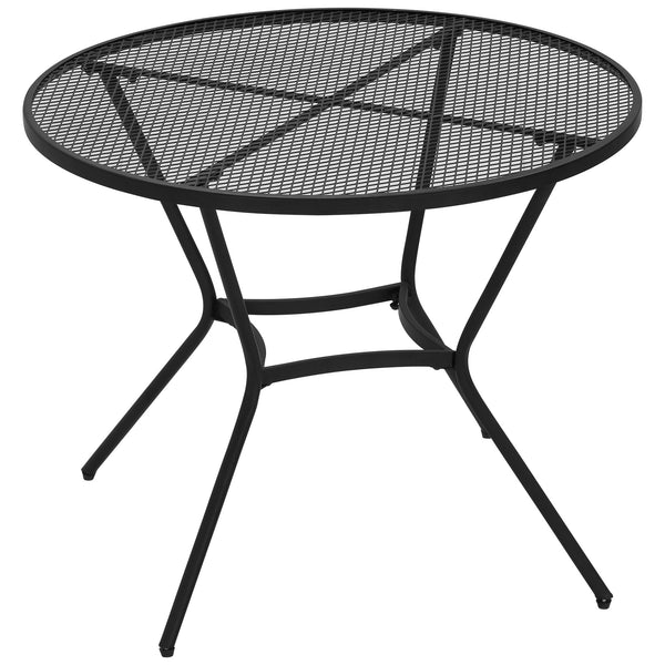 Table de Jardin Ø91x71,5 cm en Acier Noir acquista