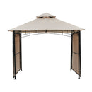 Gazebo da Giardino 3x3 m con Doppio Tetto e Laterali Estensibili  Wide-1