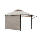 Gazebo da Giardino 3x3 m con Doppio Tetto e Laterali Estensibili  Wide-6