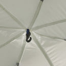 Tenda da Spiaggia Campeggio Pieghevole Protezione UV Bianco e Blu 3.5x3.5x2.3m -7