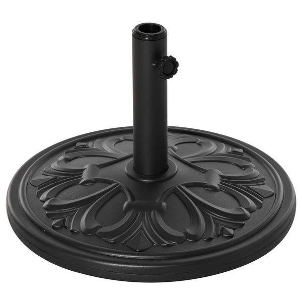 online Socle pour Parasol de Jardin Ø48 cm en Plastique 13 Kg Noir