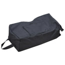 Set 2 Pezzi Base per Ombrellone da Giardino Riempibile 25 Kg Tessuto Oxford Nero 50x50x18 cm -5