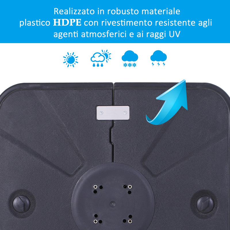 Base per Ombrellone da Giardino in HDPE  Base-6