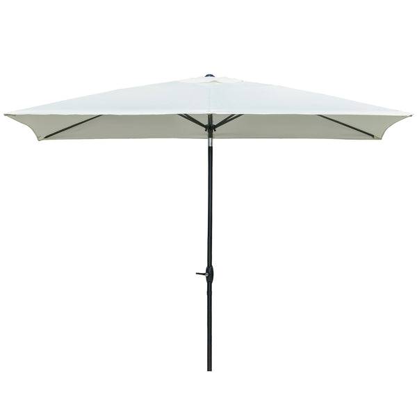 Parasol de jardin 2x3 m Mât Ø38 mm en Aluminium et Polyester Beige acquista