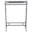 Stander Appendiabiti Nero 101x50.5x118-140 cm -6