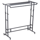 Stander Appendiabiti Nero 101x50.5x118-140 cm -7