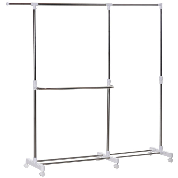 acquista Portemanteau extensible 93-172x42x95-162,5 cm en acier