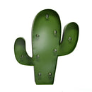 Cactus in metallo verde con led cm 25,5x30,5x5-3