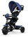 Tricycle à pousser pour enfants avec poignée réglable Qplay Cosy Blue