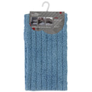 Tappeto Bagno in Cotone con Antiscivolo Azzurro Feridras Line-1