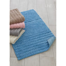 Tappeto Bagno in Cotone con Antiscivolo Azzurro Feridras Line-3