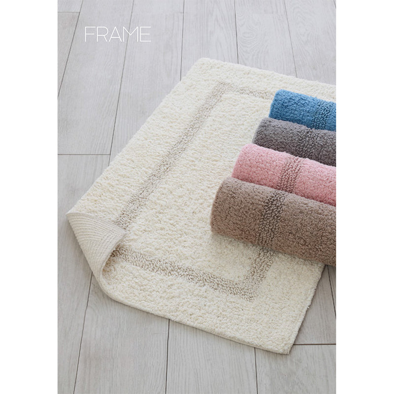 Tappeto Bagno in Cotone con Antiscivolo Grigio Feridras Frame-3