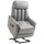 Fauteuil élévateur électrique 80x94x104 cm en simili cuir gris