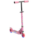 Monopattino 2 Ruote Pieghevole per Bambini Altezza Regolabile 63-76 cm Rosa-1