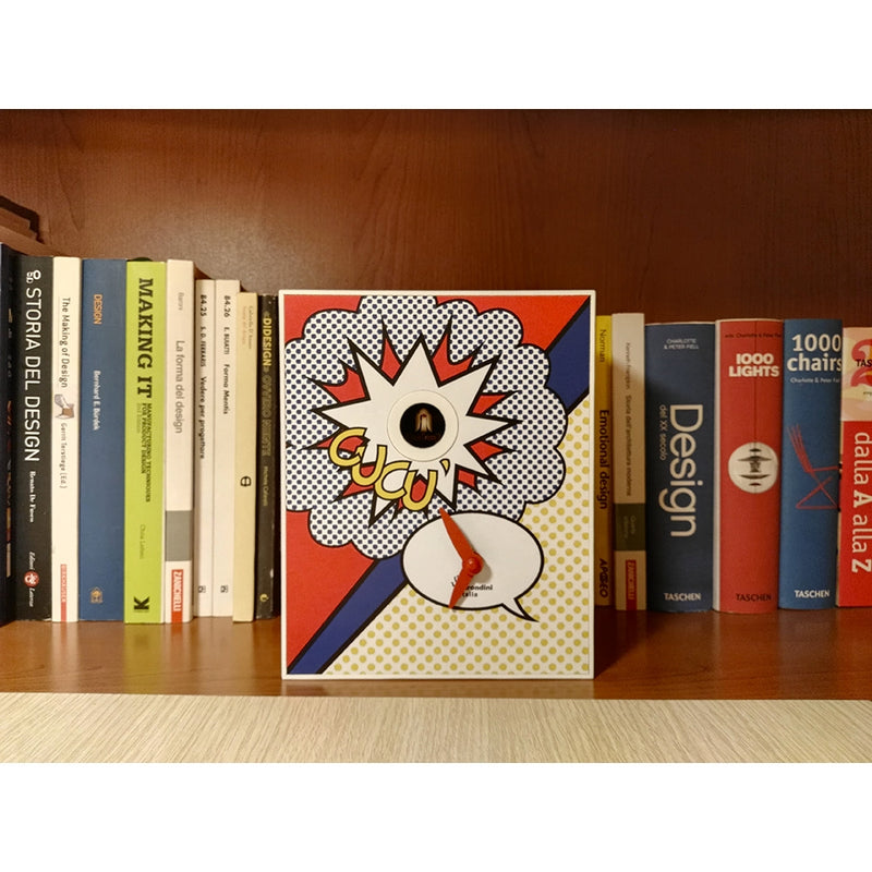 Orologio a Cucù da Parete 16,5x20x10cm Pirondini Italia D'Apres Roy Lichtenstein-6