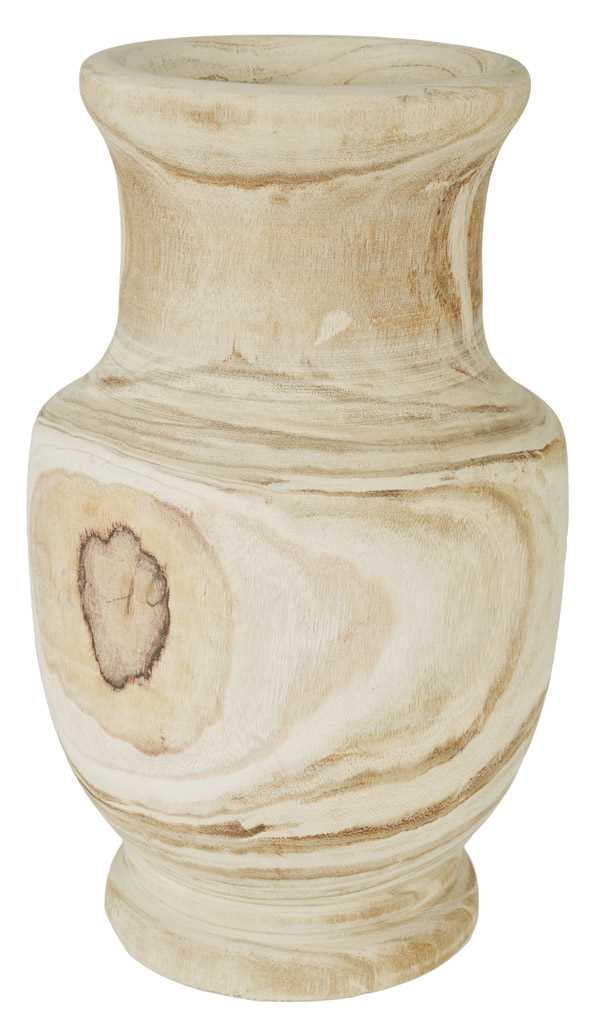 prezzo Grand vase amphore en bois cm Ø27xh48