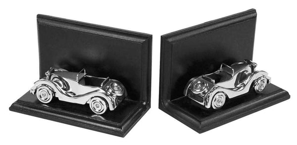 Serre-livres couple avec voiture cm 20x10xh13 acquista