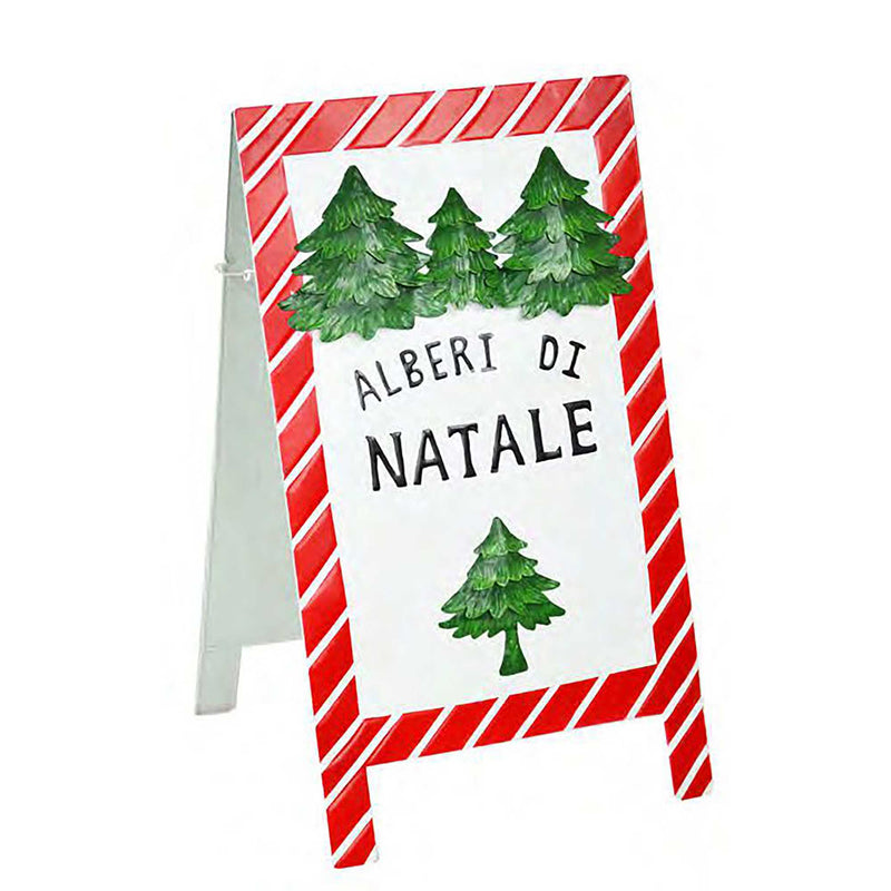 Targa alberi di natale cm 58x35xh 97-1